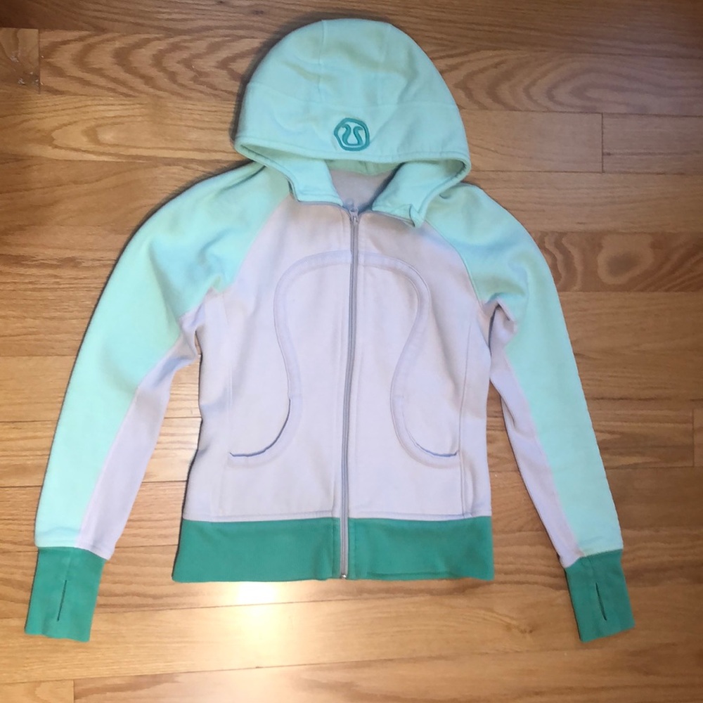 Lululemon tri colour scuba hoodie